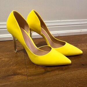 Yellow Women's Pumps Size 8.5